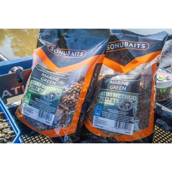 Sonubaits Stiki Method Pellets Marine Green 4mm 650g