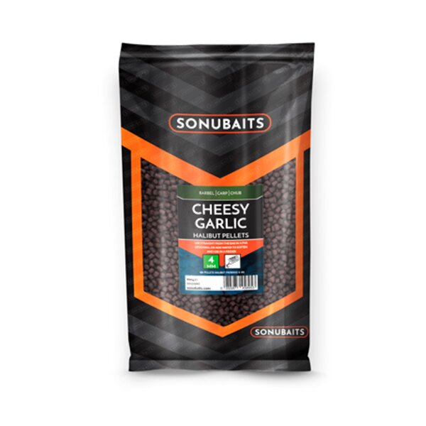 Sonubaits Cheesy Garlic Halibut Pellets 4mm 900g