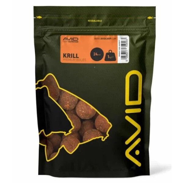 Avid Carp Krill Boilies 20mm 1kg