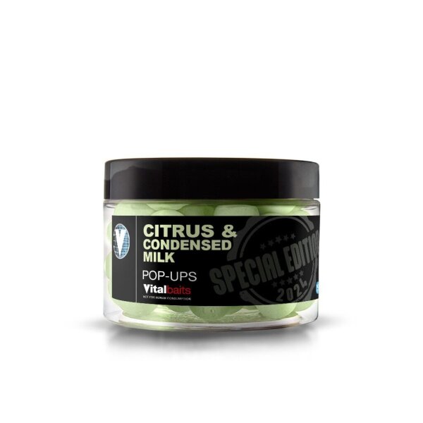 Vital Baits Citrus & Condensed Milk Yellow 50g 18mm