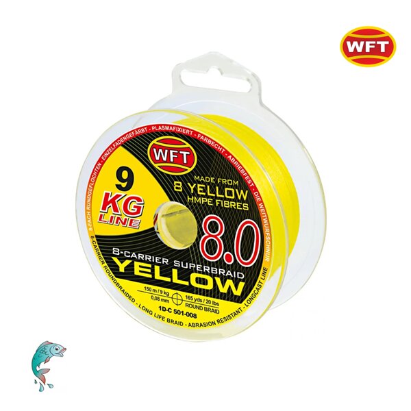 WFT 8KG 8.0 Yellow 150m