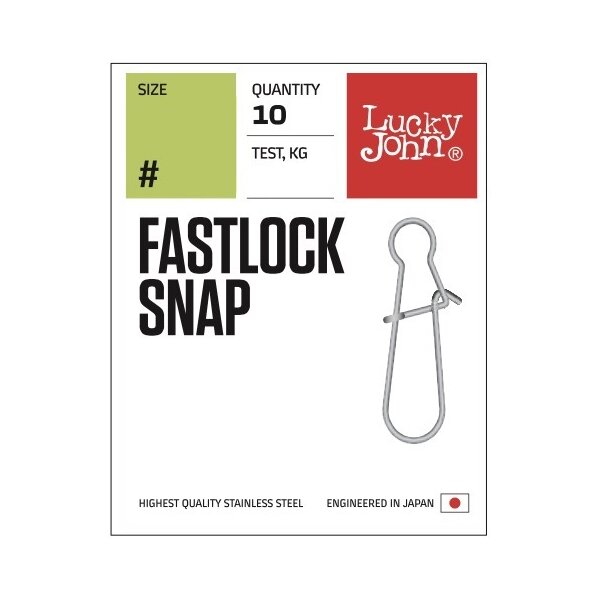Lucky John Fastlock Snap Gr.000 4kg 10St.