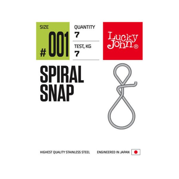 Lucky John Spiral Snap Gr.1 7kg 7St.