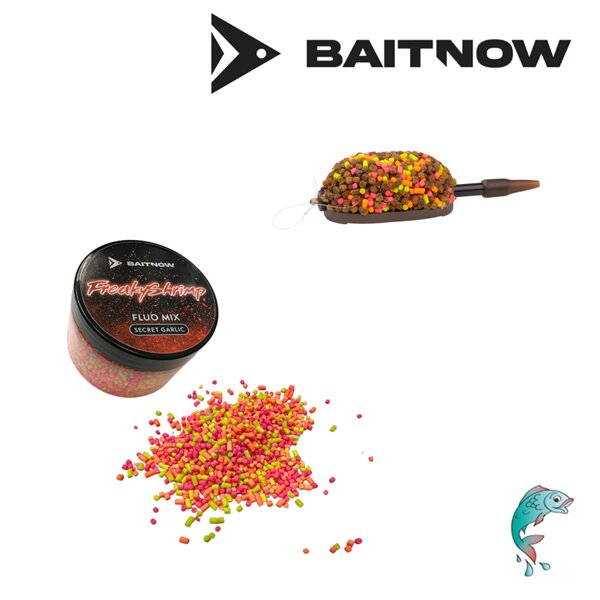 Bait Now Method Feeder Zusatz Fluo Mix Freaky Shrimps 150ml