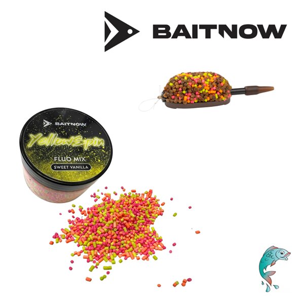 Bait Now Method Feeder Zusatz Fluo Mix Yellow Spin 150ml