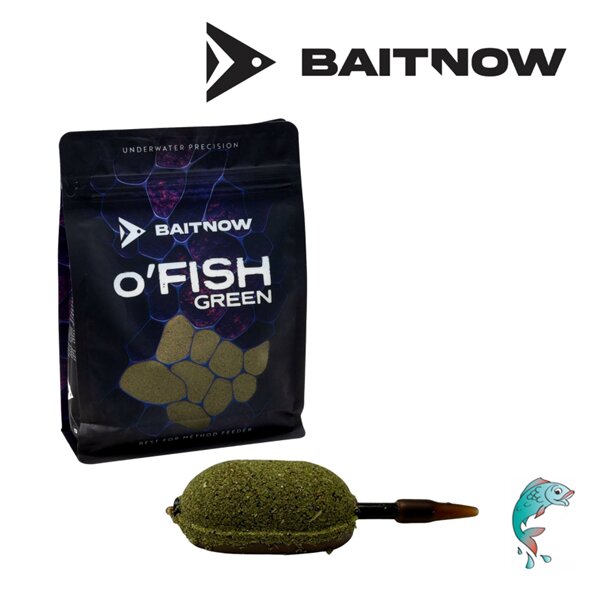 Bait Now Method Feeder Futteer OFish Green Betain 800g