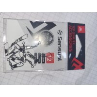 Mikado Tönnchenwirbel mit Safety Snap Gr.12 10kg 10St.