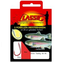 Paladin Forellen Teighaken rot 50cm Gr.4 6St.