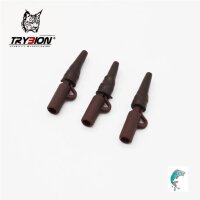 Trybion Lead Clip Set braun 10St.