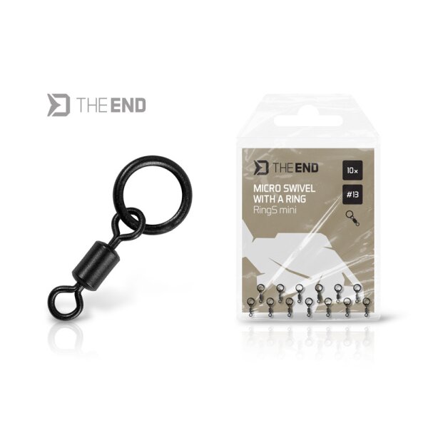 Delphin Mikro-Wirbel mit Ring TheEND Ring S / 10 St.