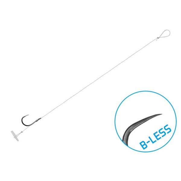 Delphin FLR Quickstop 8cm Ø0,22mm Gr.8 B-Less 6St.