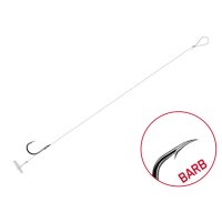 Delphin FLR Quickstop 8cm Ø0,22mm Gr.6 Barbed 6St.