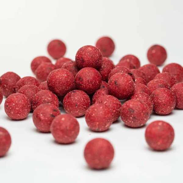 Futterboilies Erdbeere 16mm 3kg im Eimer