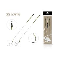 Delphin sCAMO Boilie Rig 2St. 20cm 25lb Gr.4