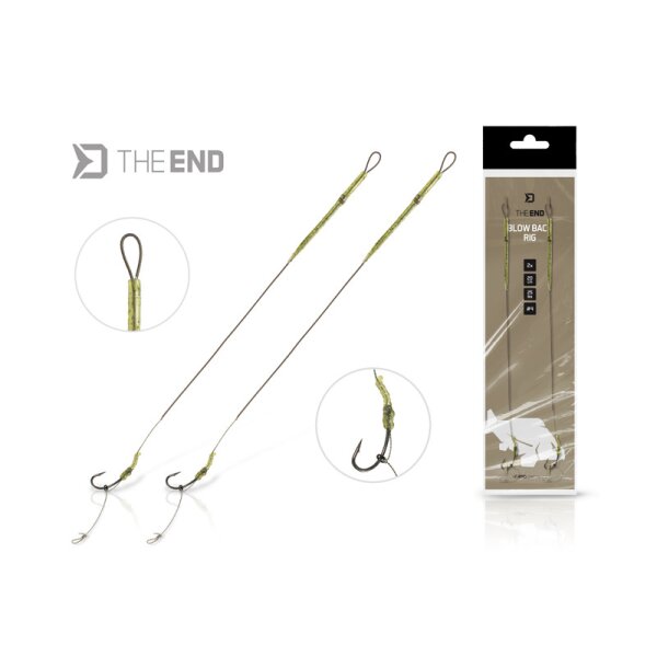 Delphin The END Blowback-Rig  2 St, 20cm/25lb Gr.8