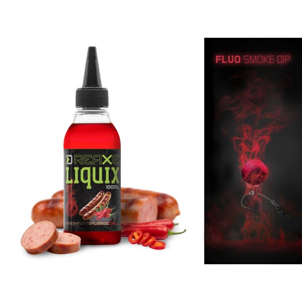 Delphin Fluo dip D SNAX LiquiX  Frankfurter Wurst Chili 100ml