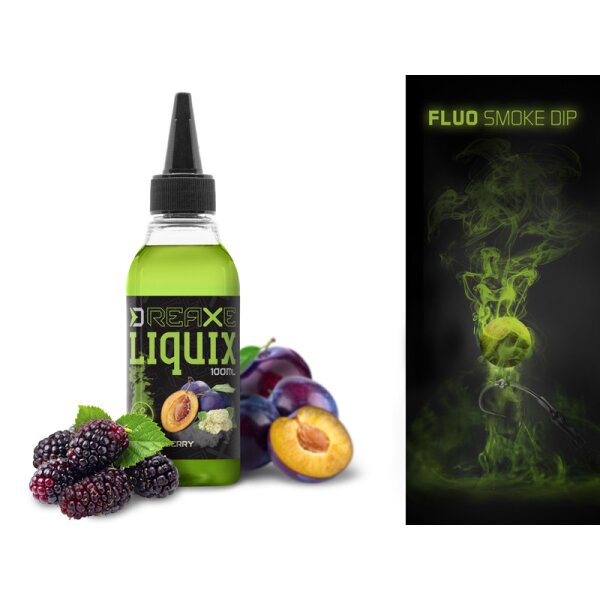 Delphin Fluo dip D SNAX LiquiX  Pflaume – Maulbeere 100ml
