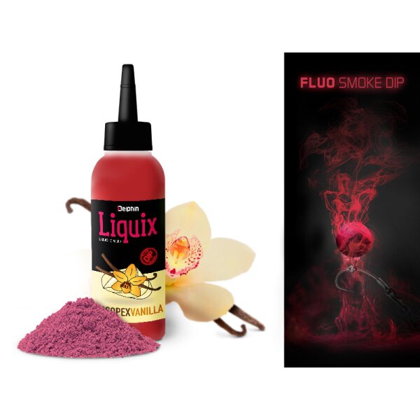 Delphin Fluo dip D SNAX LiquiX  Scopex -Vanille 100ml