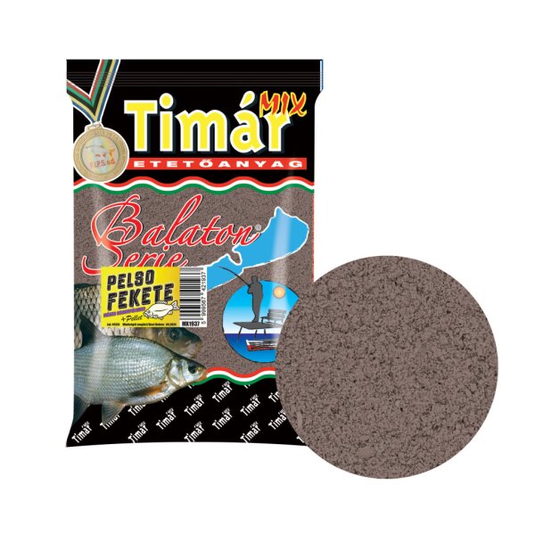 Karpfen schwarz mit Pellet